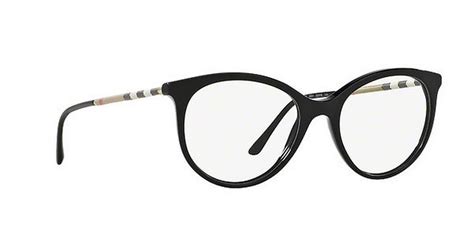 Burberry™ BE2244Q 3001 52 Black Eyeglasses 